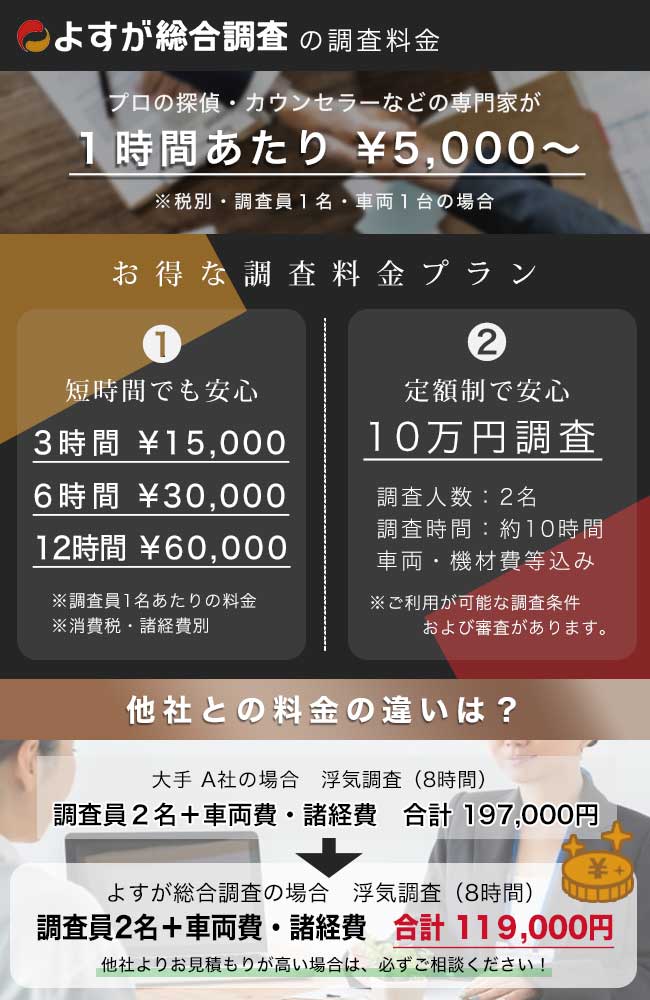 愛知県-安城市-浮気調査-料金